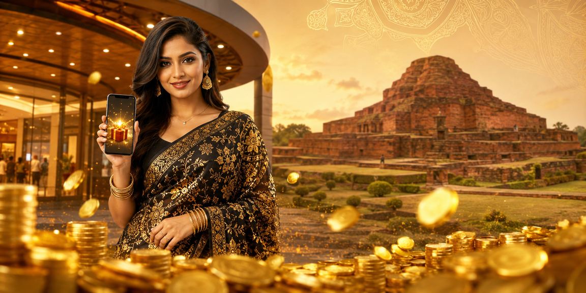 বাংলাদেশি মডেল লাল খামে 1390 বোনাস অফার উপস্থাপন করছেন