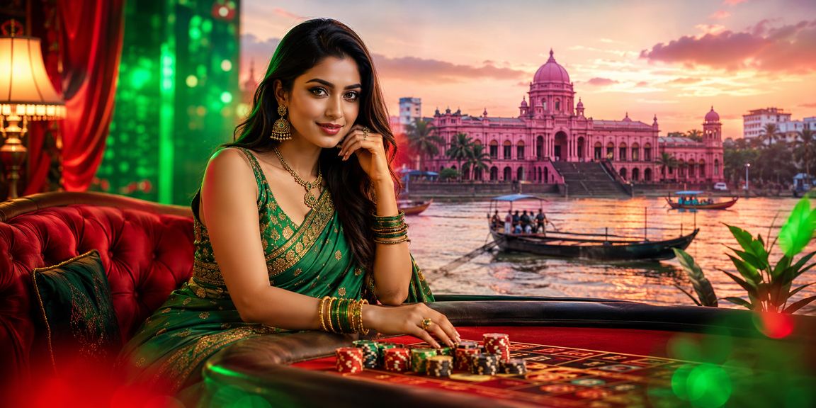 ঢাকায় 1390 বেটিং প্ল্যাটফর্মের লাল-সবুজ ব্র্যান্ড পরিচিতি